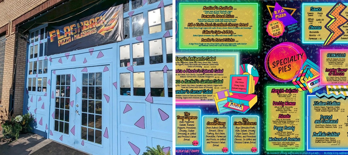 Flashback Pizza and Milkshakes