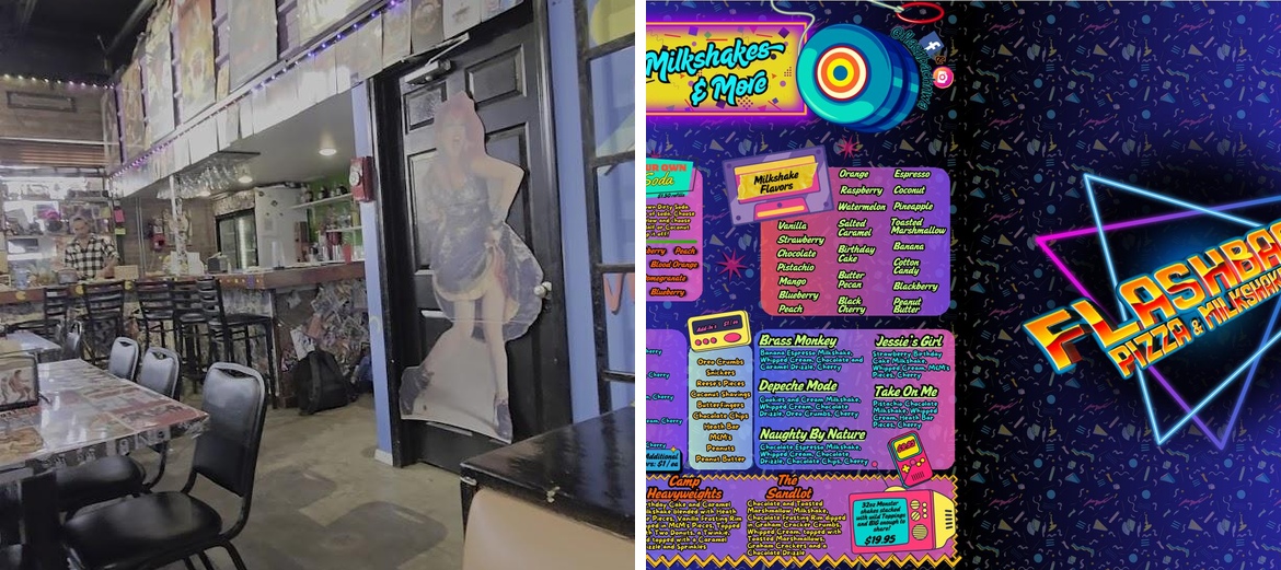 Flashback Pizza and Milkshakes