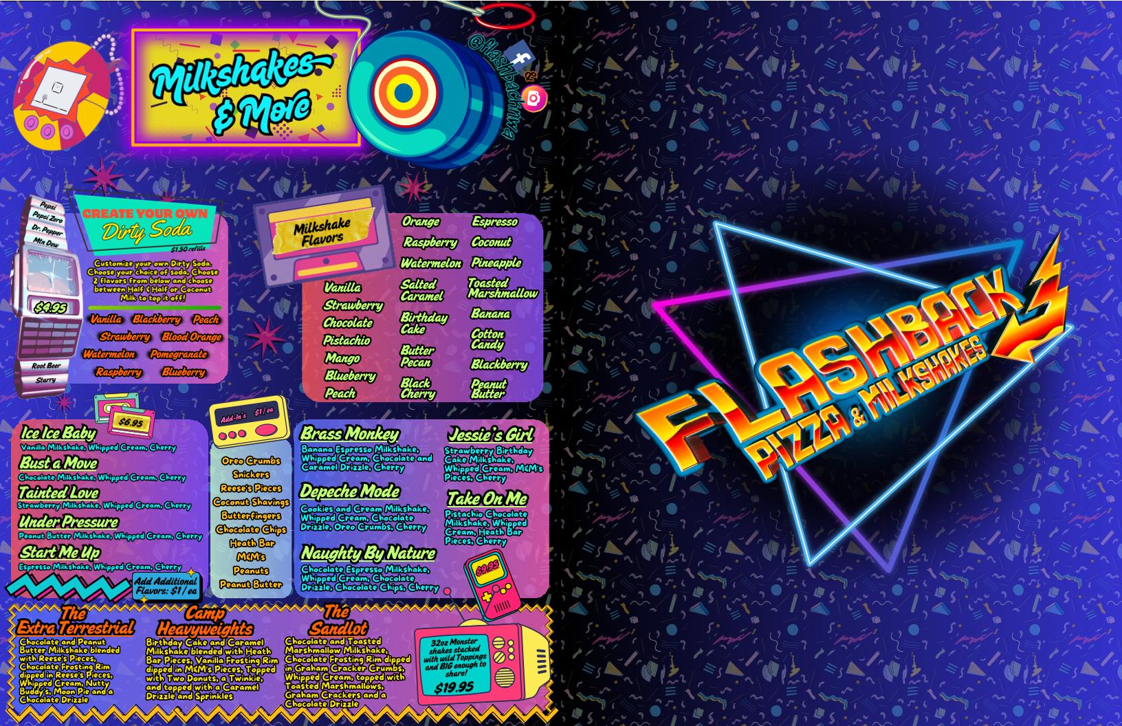 Flashback Pizza and Milkshakes